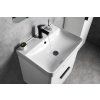 Aqualine Zen umyvadlo nábytkové 60 x 45 cm s otvorem pro baterii s přepadem keramické bílá 3060