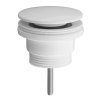 Bruckner umyvadlová výpust 5/4 click-clack velká zátka 4-45 mm plast bílá 151.308.0