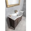 Aqualine Zara koupelnové umyvadlo 99,5 x 46,5 cm s otvorem pro baterii keramické bílá 10100