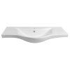Aqualine Zara koupelnové umyvadlo 99,5 x 46,5 cm s otvorem pro baterii keramické bílá 10100