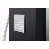 Polysan Spirit Square sprchový panel termostatický nástěnný 250 x 1550 mm černá 81251