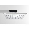 Polysan Spirit Square sprchový panel termostatický nástěnný 250 x 1550 mm černá 81251