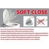 Kerasan Waldorf wc sedátko Soft Close černá mat chrom 418831