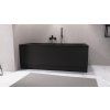 Polysan Plain panel čelní 150 x 59 cm levý černá mat 72597.21