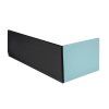Polysan Plain panel čelní 150 x 59 cm levý černá mat 72597.21