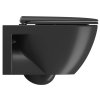 GSI Pura Eco závěsná wc mísa Swirlflush 36x55cm keramika černá mat 880726