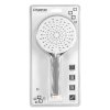 Sapho ruční masážní sprcha 4 režimy 120 mm plast chrom 1204-51