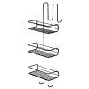 Gedy Chrom Line koupelnová police do sprchy závěsná 240 x 680 x 220 mm černá matná 248614