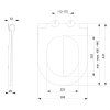Sapho Brilla wc sedátko slim soft close zelená mat 100787-128
