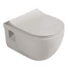 Sapho Brilla závěsná wc mísa 36,5 x 53 cm Rimless keramika latte mat 100614-114