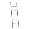Gedy Kenta sušák ručníků na opření 450 x 1610 x 21 mm černá bambus 303141