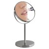 Gedy Anna kosmetické zrcátko na postavení 163 mm oboustranné chrom 211213