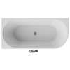28504 volne stojici vana denaya bila sifon se sterbinovym prepadem