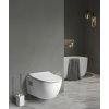 Bruckner LUNA závěsná WC mísa 35,5 x 49 cm Vortex Rimless bílá 201.331.4