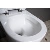 Bruckner LUNA závěsná WC mísa 35,5 x 49 cm Vortex Rimless bílá 201.331.4