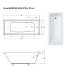 28815 obdelnikova vana modern slim