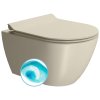 GSI Pura závěsná wc mísa 36 x 50 cm Swirlflush keramika béžová 881608