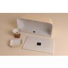 Polysan Banera Square umyvadlo na desku 50 x 36 cm litý mramor bílá béžová mat 14596.82