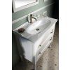 Sapho Retro koupelnová skříňka pod umyvadlo 83,5 x 80 x 43 cm masiv dřevo starobílá 1631