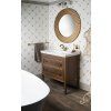 Sapho Retro koupelnová skříňka pod umyvadlo 83,5 x 80 x 43 cm masiv buk hnědá 1630