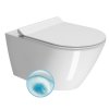 GSI Kube X závěsná WC mísa 36 x 55 cm GeniusFlush keramika bílá ExtraGlaze 941311