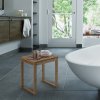Gedy Himalaya koupelnová stolička 39,5 x 44,3 x 29,5cm bambus 3072
