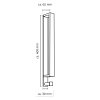 Ridder Style držák ručníků 400 x 30 mm černá matná 11122110