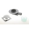Omp Tea Tirana podlahová vpust boční 150 x 150 mm DN50 chrom 2665.695.8