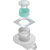Omp Tea Tirana podlahová vpust boční 150 x 150 mm DN50 chrom 2665.695.8