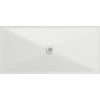 GSI Extra Flat obdélníková sprchová vanička 170 x 80 x 2 cm keramika bílá mat 46170809