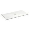 GSI Extra Flat obdélníková sprchová vanička 160 x 80 x 2 cm keramika bílá mat 46160809