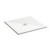 GSI Extra Flat čtvercová sprchová vanička 80 x 80 x 2 cm keramika bílá mat 46080809