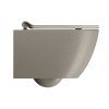 GSI Pura závěsná wc mísa Swirlflush 36 x 50 cm keramika tortora dual-mat šedá 881605