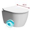 GSI Pura závěsná wc mísa Swirlflush 35 x 46 cm keramika bílá dual-mat 880209