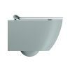GSI Pura závěsná wc mísa Swirlflush 36 x 50 cm keramika ghiaccio dual-mat modrá 881615