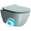 GSI Pura závěsná wc mísa Swirlflush 36 x 50 cm keramika ghiaccio dual-mat modrá 881615
