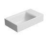 GSI Nubes umyvadlo 40 x 23 cm bez otvoru pro baterii bez přepadu keramické bílá mat 9636009