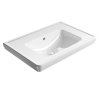 GSI Classic obdélníkové umyvadlo 75 x 50 cm bez otvoru pro baterii s přepadem keramické bílá ExtraGlaze 8787011