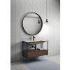 GSI Pura obdélníkové umyvadlo slim 102 x 46 cm s otvorem pro baterii s přepadem keramické bílá ExtraGlaze 8886111