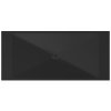 GSI Extra Flat obdélníková sprchová vanička 200 x 90 x 2 cm keramika černá mat 46200926
