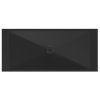 GSI Extra Flat obdélníková sprchová vanička 180 x 80 x 2 cm keramika černá mat 46180826
