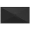 GSI Extra Flat obdélníková sprchová vanička 140 x 80 x 2 cm keramika černá mat 46140826