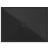 GSI Extra Flat obdélníková sprchová vanička 120 x 90 x 2 cm keramika černá mat 46120926