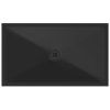 GSI Extra Flat obdélníková sprchová vanička 120 x 70 x 2 cm keramika černá mat 46120726