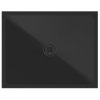 GSI Extra Flat obdélníková sprchová vanička 100 x 80 x 2 cm keramika černá mat 46100826