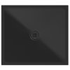 GSI Extra Flat obdélníková sprchová vanička 90 x 80 x 2 cm keramika černá mat 46090826