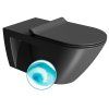 GSI Community závěsná wc mísa 36 x 70 cm Swirlflush keramika černá dual-mat 761526