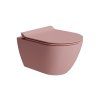 GSI Pura závěsná wc mísa Swirlflush 36 x 50 cm keramika blush dual-mat růžová 881624