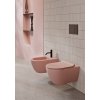 GSI Pura bidet závěsný 36 x 55 cm keramika blush mat růžová 8865124