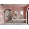 GSI Pura bidet závěsný 36 x 55 cm keramika blush mat růžová 8865124